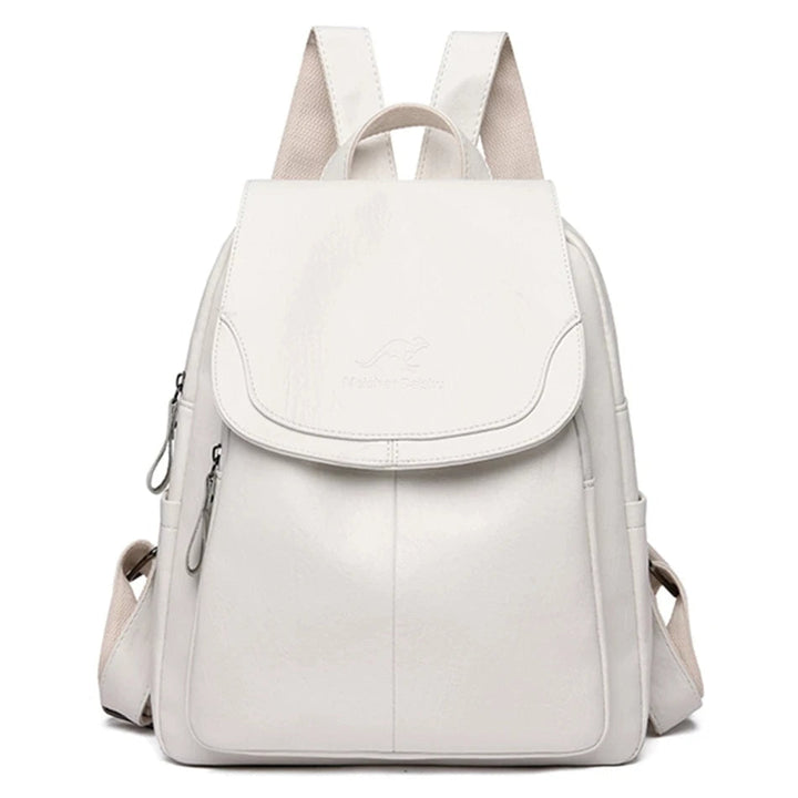Olivia | Secure Leather Backpack