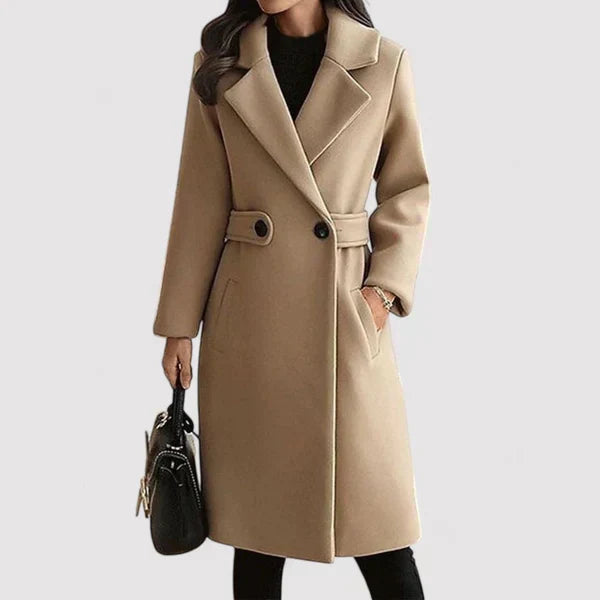 Clara – Wool Coat with Belt