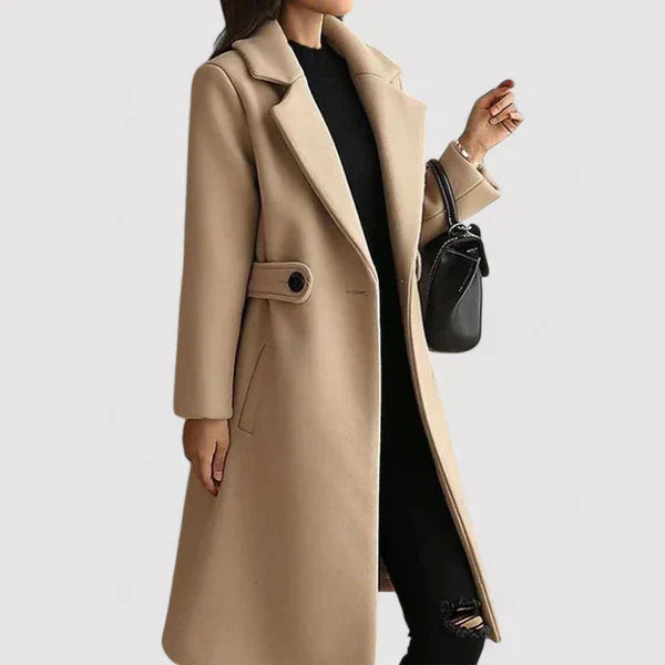 Clara – Wool Coat with Belt