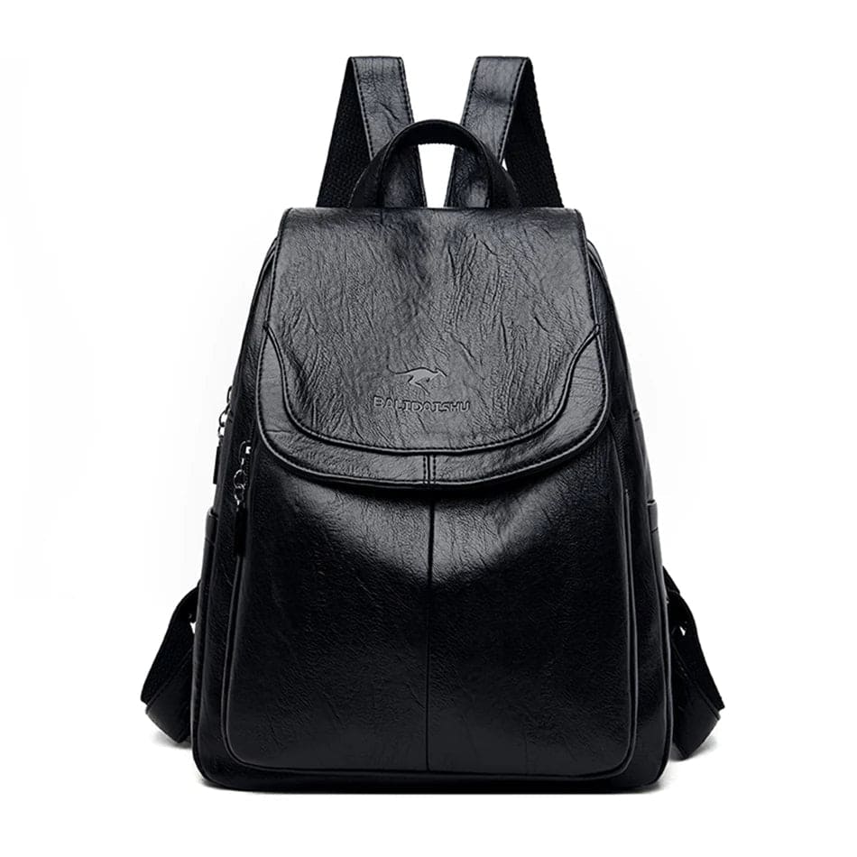 Olivia | Secure Leather Backpack