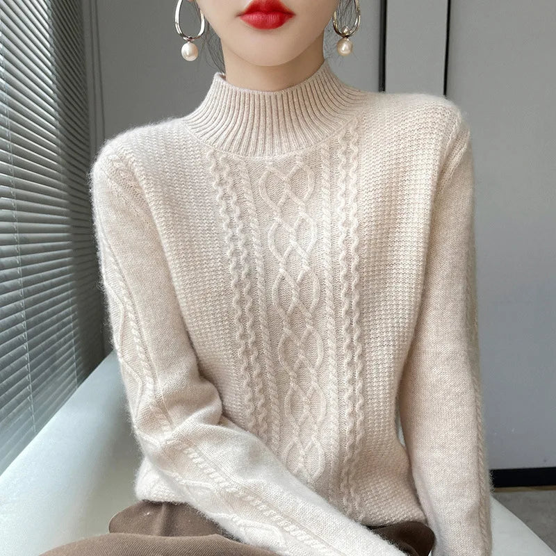 Arabella | Cashmere Cable Knit Sweater