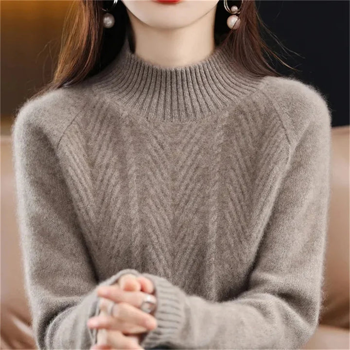 Isolde | Cashmere Textured Knit Sweater