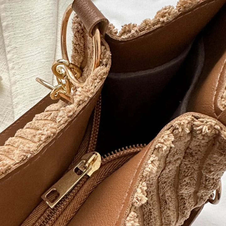 Layla | Chic Corduroy Tote Bag